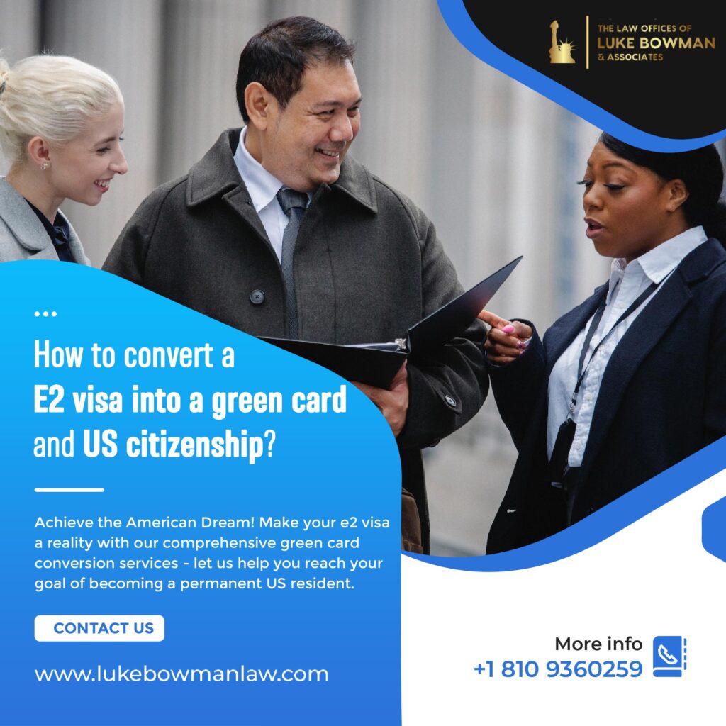 How to convert a E2 visa into a green card and US citizenship 1024x1024 1